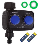 Controler electronic de irigare GreenBlue, programator, sursă de alimentare 2x 1.5V AA, GB391 + 2x Varta Industrial baterii alcaline AA