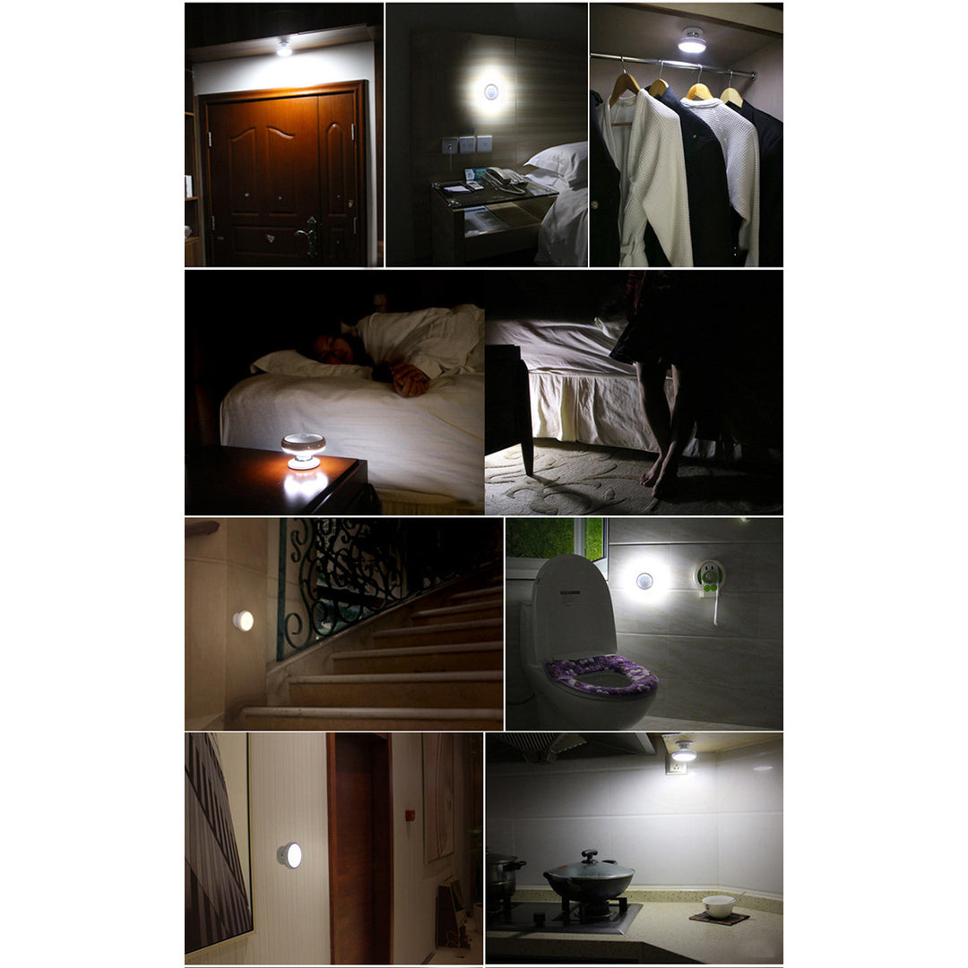 Lampă LED cu senzor de mișcare Maclean, magnet, lumină de fundal, moduri de iluminare: continuă, senzor PIR, 3xAA, MCE223 + 3 x baterii Varta Industrial