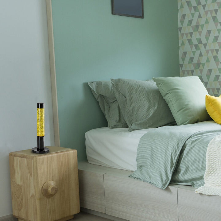 Rabalux Lampă lavă LED, 25W, 3000 K, galben, Lavastic