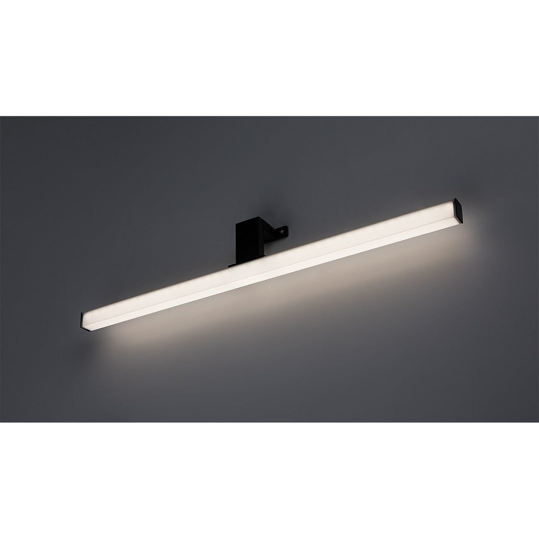 Rabalux lampă de baie, putere 9W, alb natural 4000K, IP44. negru, Oliro