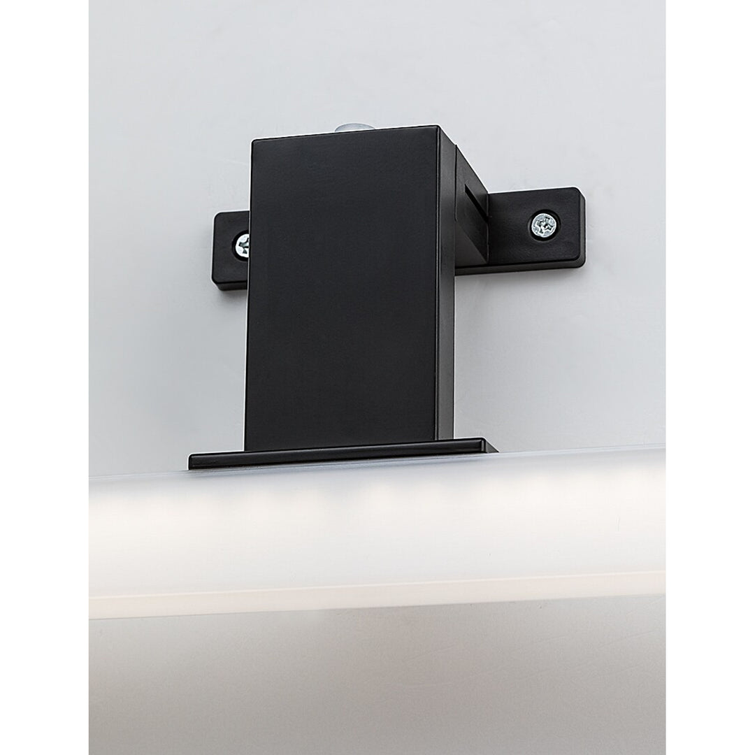 Rabalux lampă de baie, putere 9W, alb natural 4000K, IP44. negru, Oliro