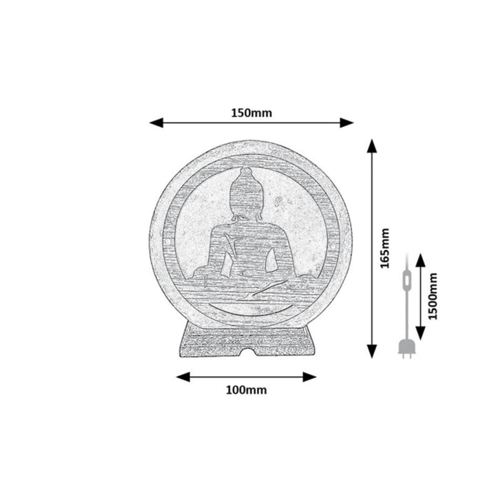 Lampă de sare Rabalux, fir E14, portocaliu, IP20, Zenova