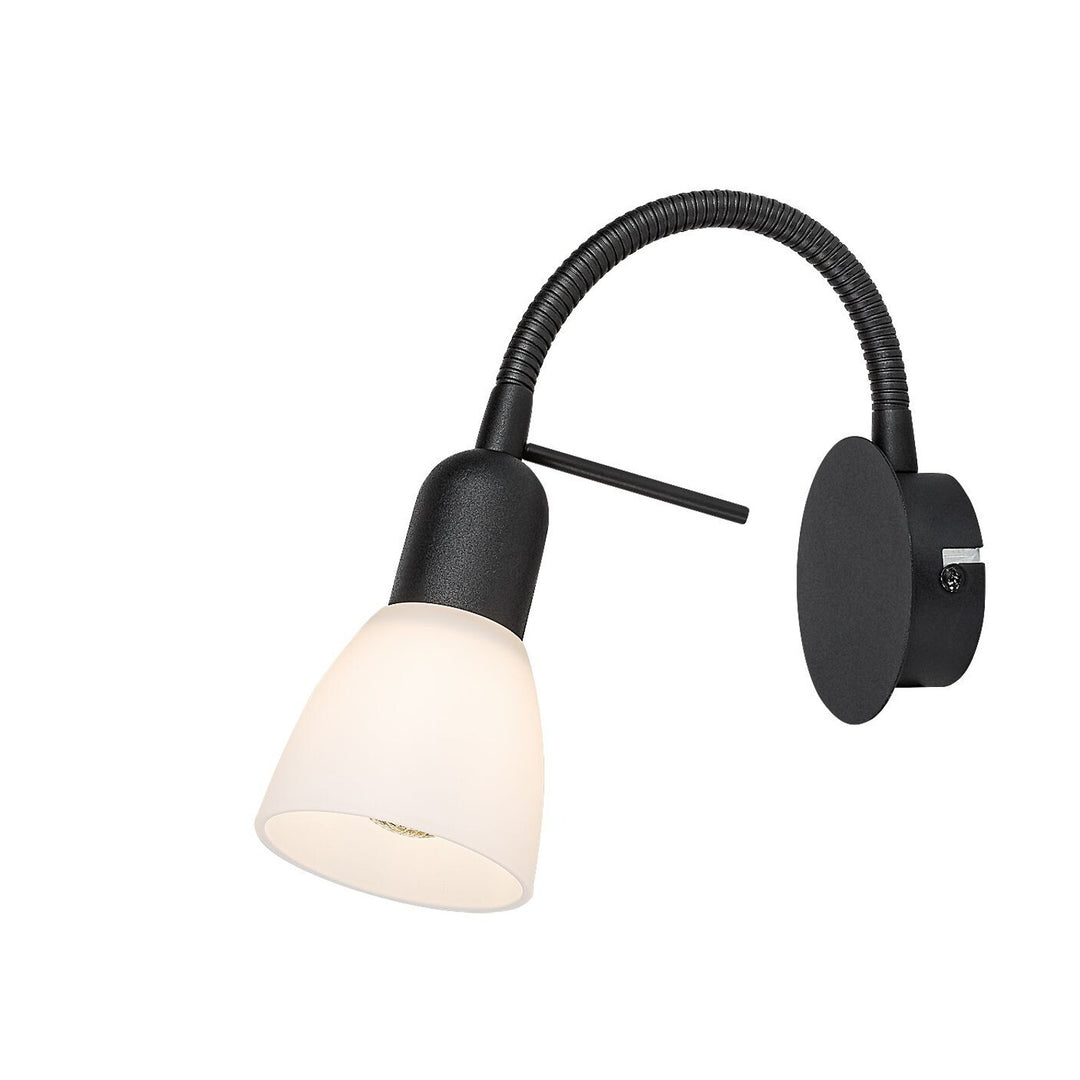 Rabalux lampă de perete, spot, filet bec E14, IP20, negru, Soma