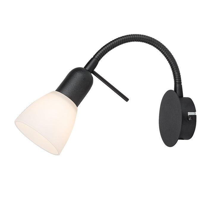 Rabalux lampă de perete, spot, filet bec E14, IP20, negru, Soma
