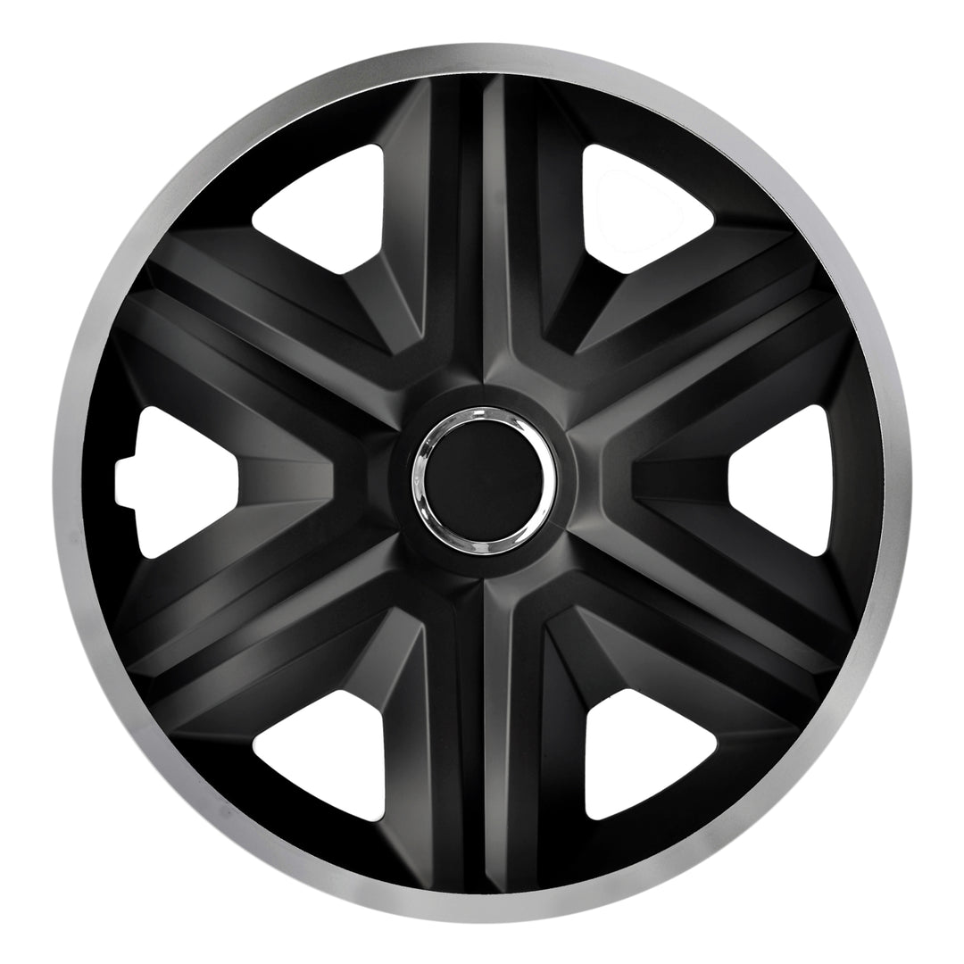 Capac de butuc universal 15'' NRM Fast Lux argintiu 1 buc
