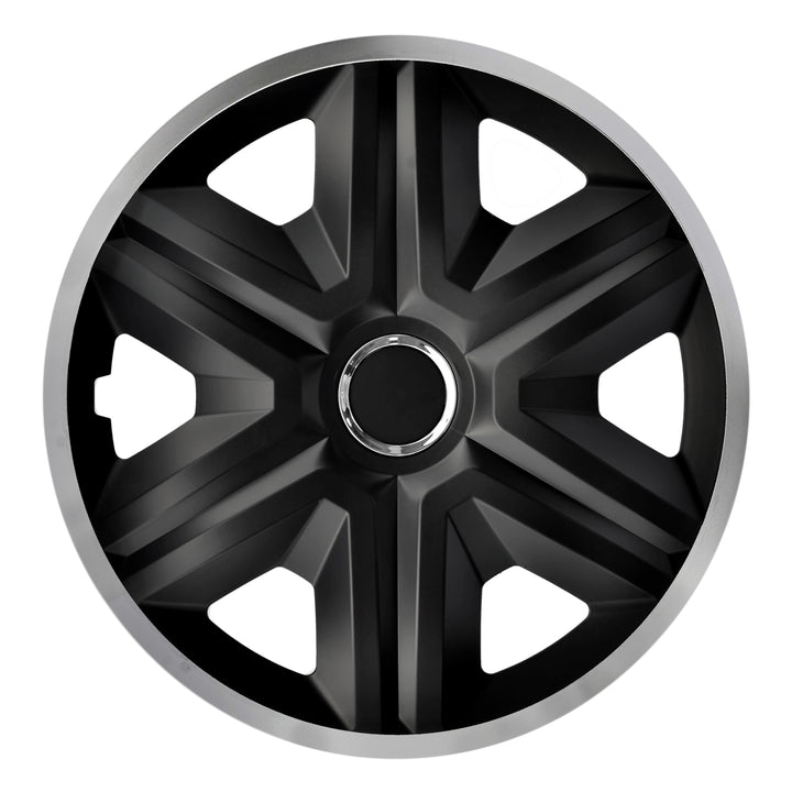 Capac de butuc universal 15'' NRM Fast Lux argintiu 1 buc