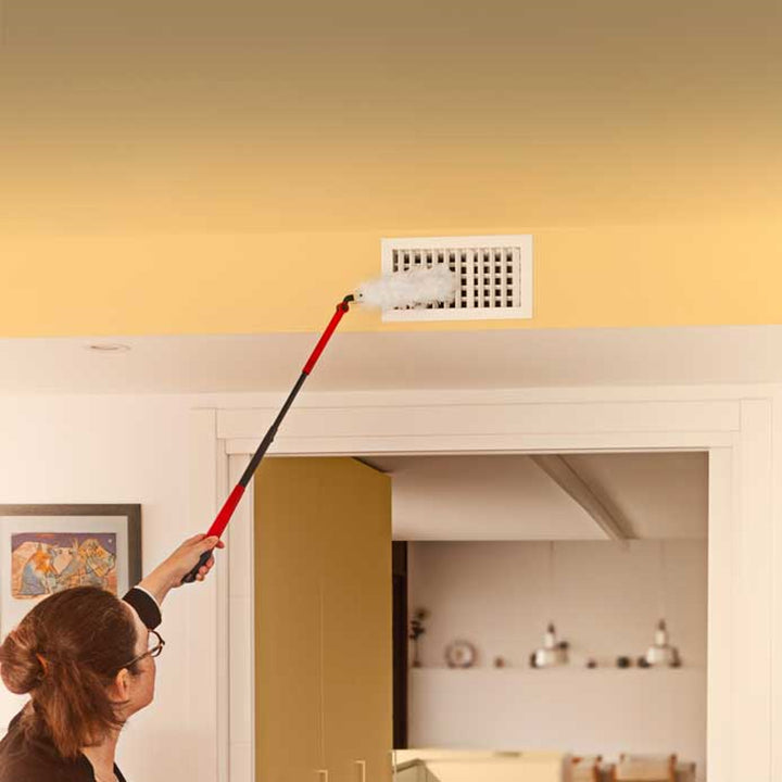 Mătură de curățat praful Vileda Flex&Catch, mâner lung, 1 rezervă inclusă, anti-alunecare, cap flexibil, 179434