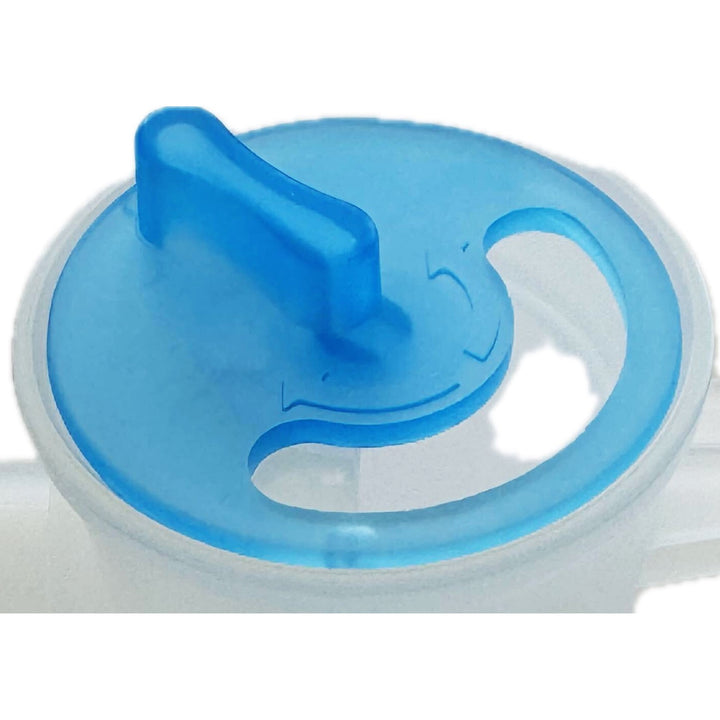 Set de accesorii pentru inhalare/nebulizare Omnibus, nebulizator mare de 12 ml, culoare albastră, 5 filtre de rezervă, control viteză