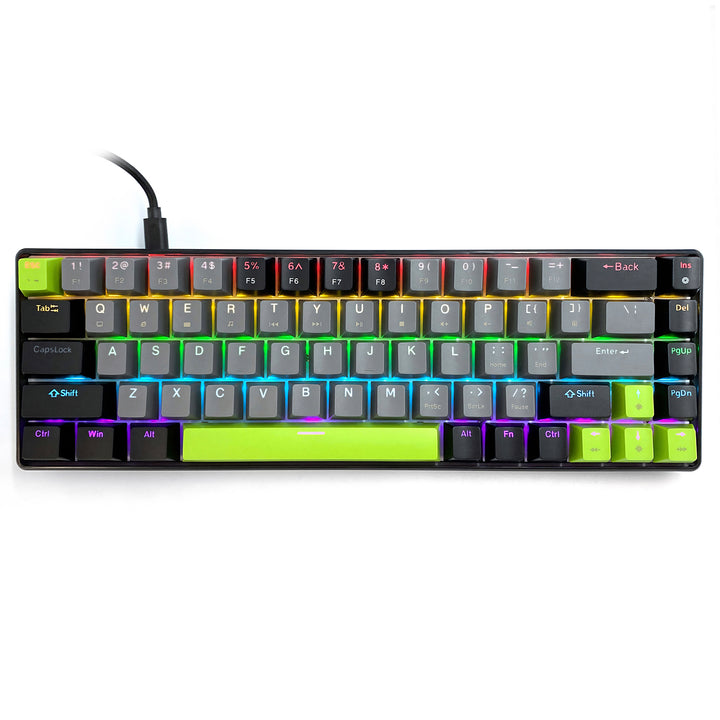 Tastatură mecanică 60% RED CORE MX60 MT1260, iluminare taste, Mediatech