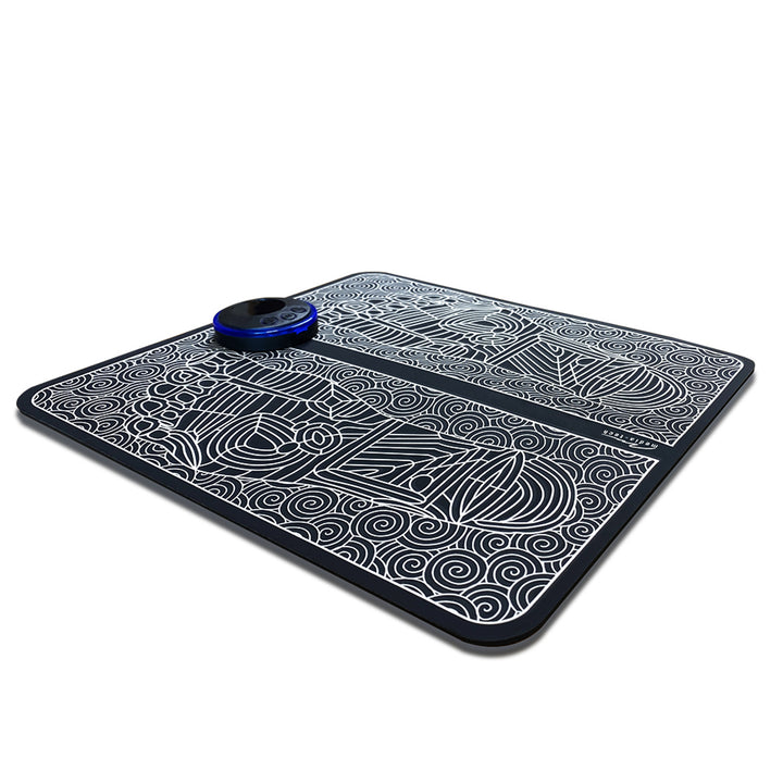 Dispozitiv de masaj pentru picioare Media-Tech, masaj cu electrostimulare EMS, 8 moduri, 19 niveluri de intensitate, MT6527