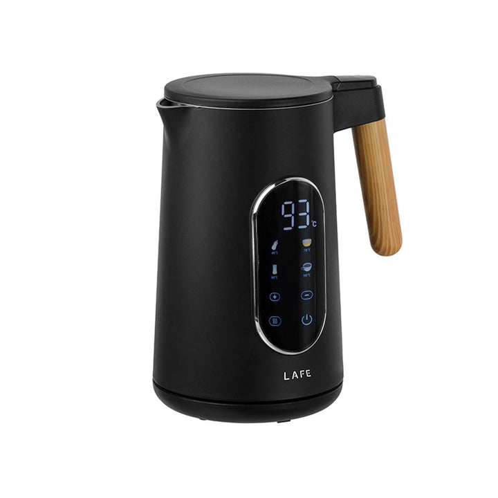 Fierbător electric Lafe, control temperatură, perete dublu, capacitate 1.7L, putere max. 2200W, KettleX Pro