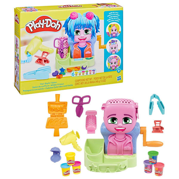 Salon de coafură Play-Doh, jucărie creativă, patiserie, F8807