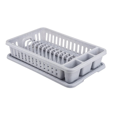 Mașină de spălat vase Curver Lux, gri, dimensiuni compacte, compartiment separat pentru tacâmuri, 173415