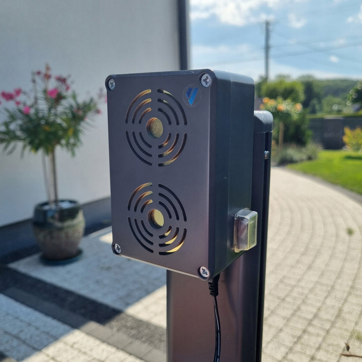 Repelent pentru rozătoare, marten, șobolan, șoarece repelent Viano, generator ultrasonic cu economisire de energie, IP65, Waterpro