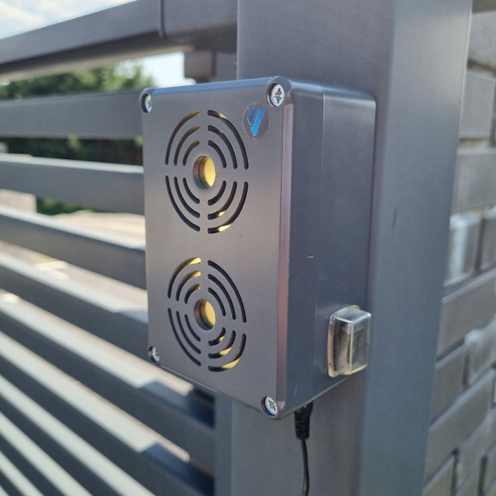 Repelent pentru rozătoare, marten, șobolan, șoarece repelent Viano, generator ultrasonic cu economisire de energie, IP65, Waterpro