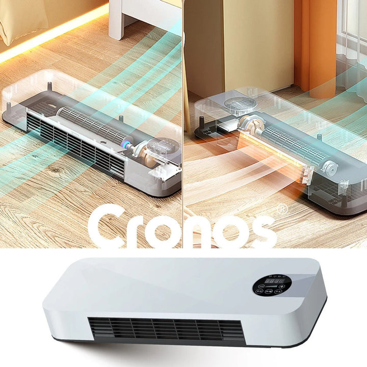 Cortină de aer cu ventilator Cronos, 1500W, consum redus de energie, unghi larg de evacuare, telecomandă, HFH-201