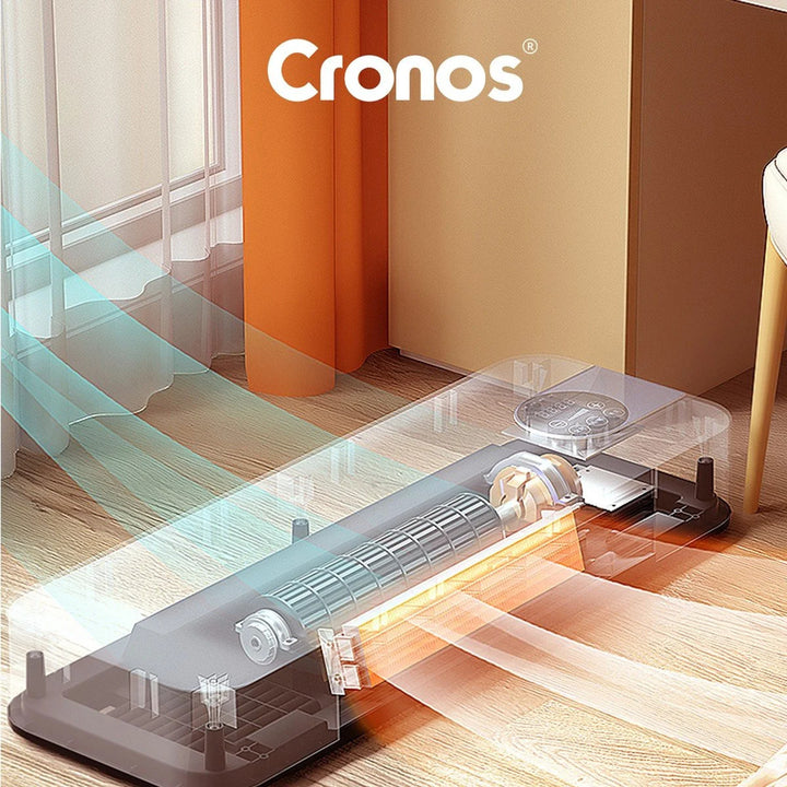 Cortină de aer cu ventilator Cronos, 1500W, consum redus de energie, unghi larg de evacuare, telecomandă, HFH-201
