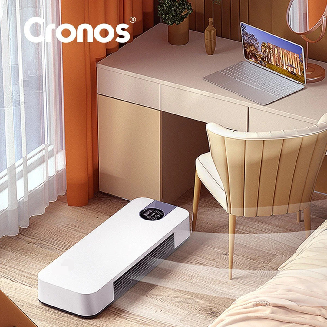 Cortină de aer cu ventilator Cronos, 1500W, consum redus de energie, unghi larg de evacuare, telecomandă, HFH-201