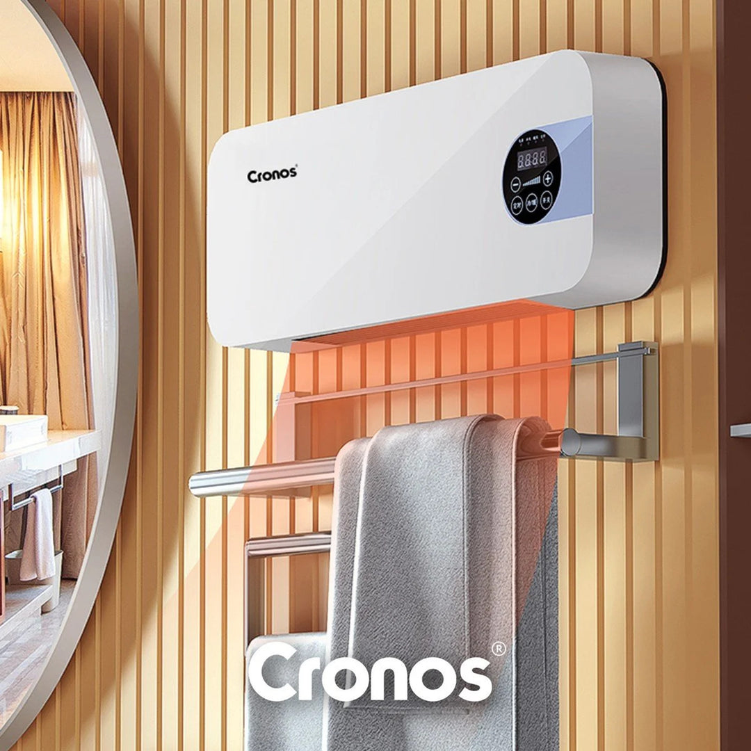 Cortină de aer cu ventilator Cronos, 1500W, consum redus de energie, unghi larg de evacuare, telecomandă, HFH-201