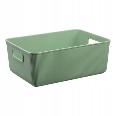 Recipient de depozitare Akita Plast Team, verde, 10L, 100% reciclat, 60840801