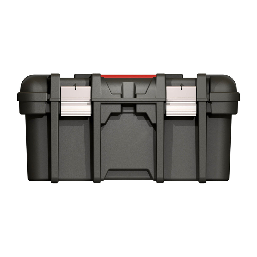 Cutie de scule Keter, încuietori metalice, mâner ergonomic, cutie de scule largă 16''