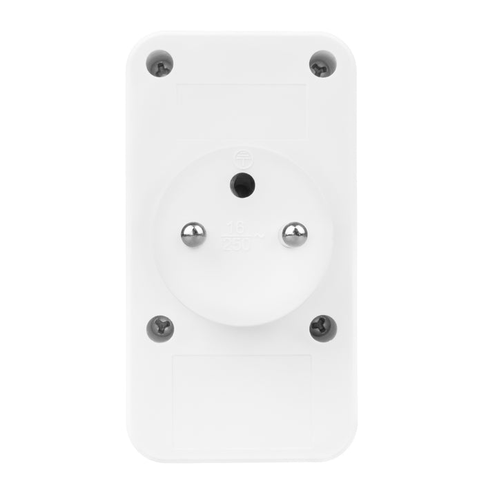 Soclu curent Maclean x2 + 4xUSB, splitter cu 2 socluri, 2xUSB A, 2xUSB C PD 20W, 1x16A + 1x6A, MCE249 F/W, 3 bucăți