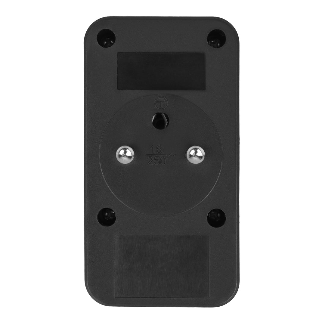 Soclu curent Maclean x2 + 4xUSB, splitter cu 2 socluri, 2xUSB A, 2xUSB C PD 20W, 1x16A + 1x6A, MCE249 F/B, 2 bucăți