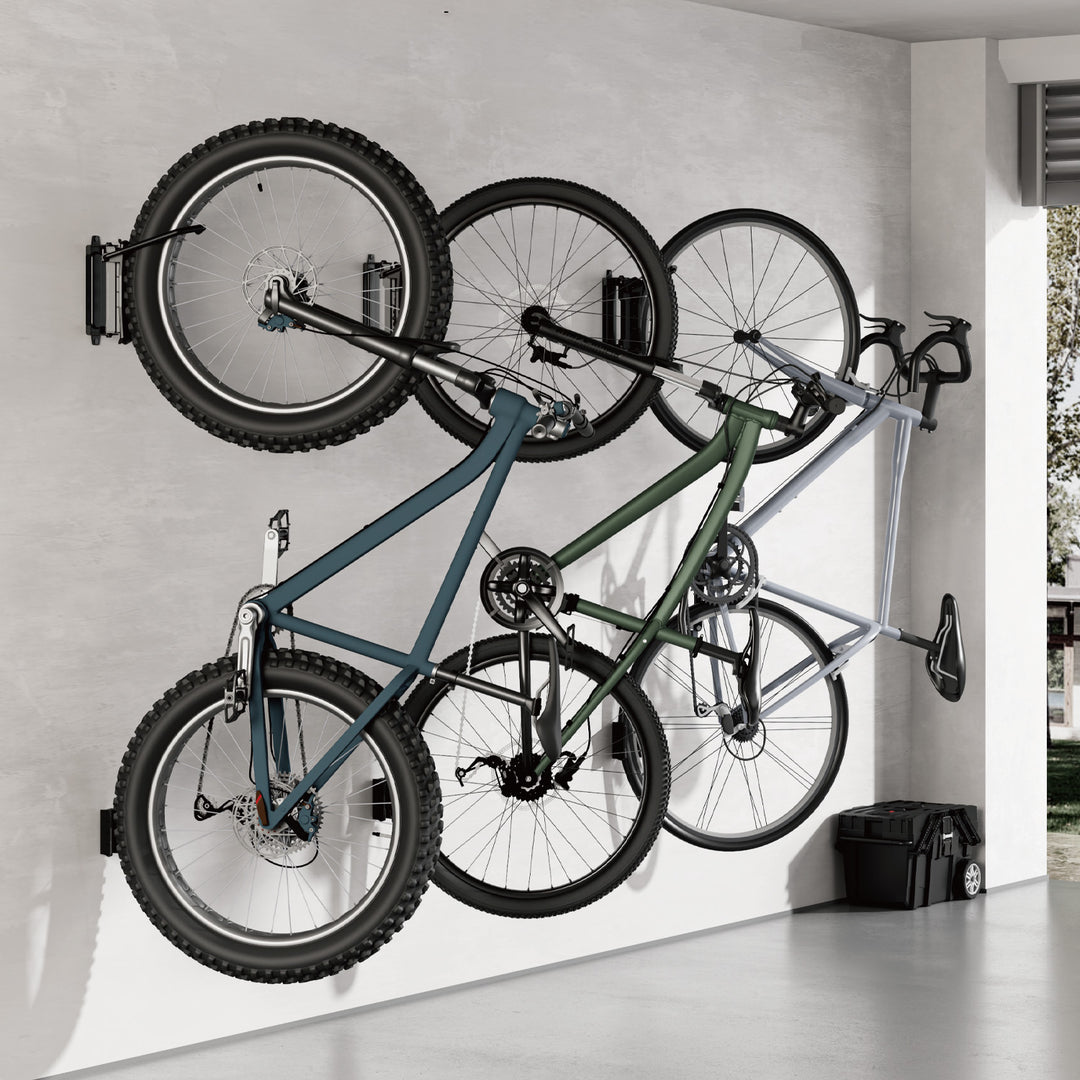 Suport de bicicletă / suport de perete Maclean, sarcină maximă 35 kg, reglare a unghiului de înclinare, oțel, MC-171