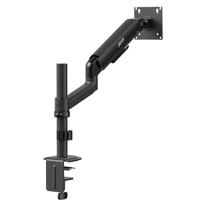 Suport / cârlig pentru monitor Ergo Office, cu arc cu gaz, 17"-32", 1-10 kg, negru mat, VESA max. 100x100, ER-691 B