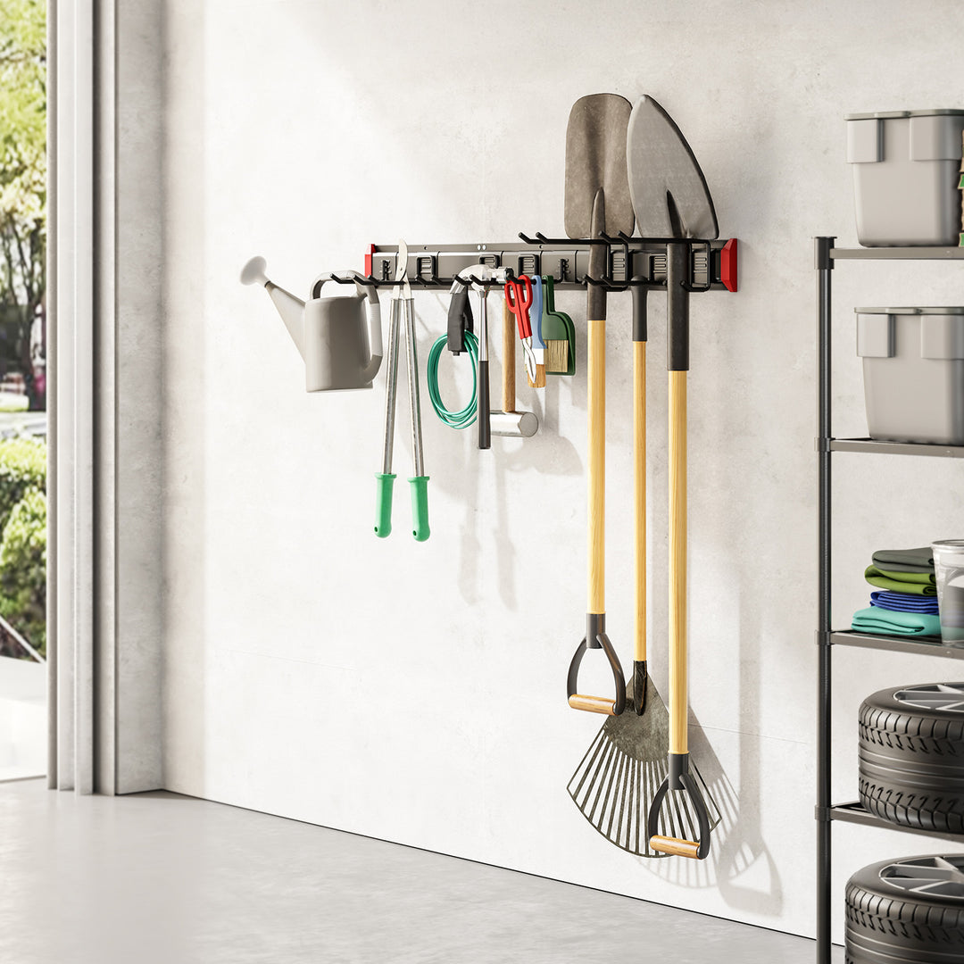Organizator de perete pentru scule Maclean, din oțel, sarcină maximă 228 kg, lățime 1222 mm, MC-179