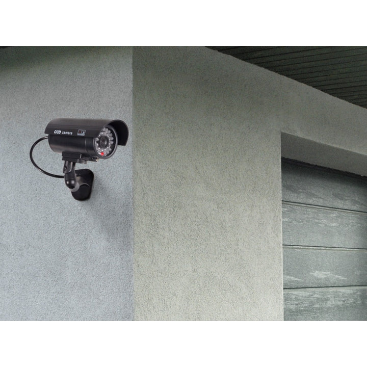 Cameră falsă IR9000 B IR LED negru cu lumină intermitentă, 4 bucăți