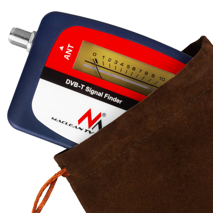 Maclean DVB-T TV meter, cutie, cablu 25 cm F-F, MCTV-627 + 10x AA Varta Industrial batteries