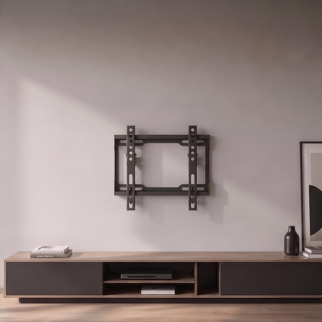 Suport / cârlig pentru televizor Maclean, VESA max. 200x200, 13-43", până la 45 kg, negru, reglare înclinare 0°~-8°, MC-186