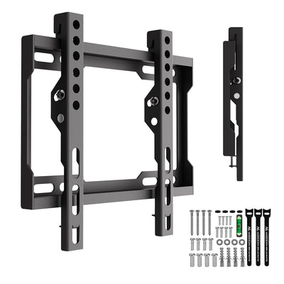 Suport / cârlig pentru televizor Maclean, VESA max. 200x200, 13-43", până la 45 kg, negru, reglare înclinare 0°~-8°, MC-186