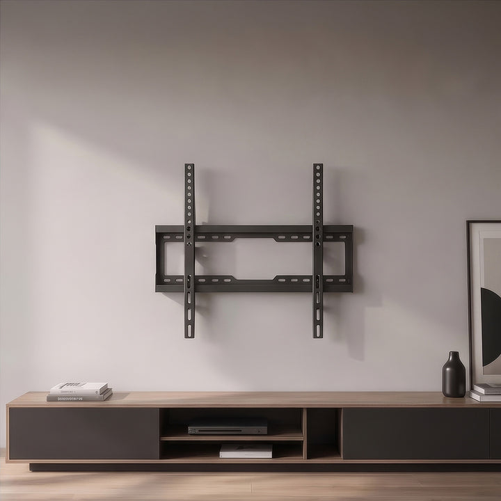 Suport / cârlig pentru televizor Maclean, VESA max. 600x400, 37-86", până la 45 kg, negru, reglare înclinare 0°~-8°, MC-188