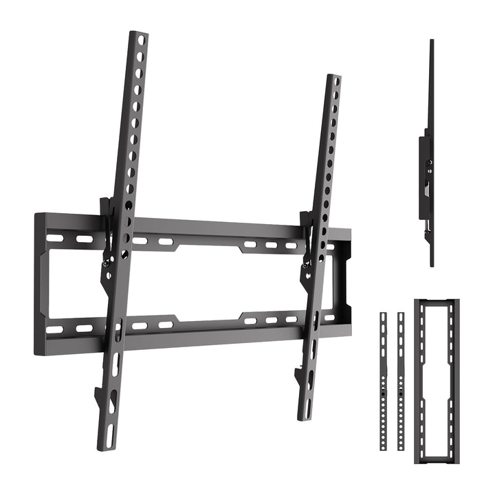 Suport / cârlig pentru televizor Maclean, VESA max. 600x400, 37-86", până la 45 kg, negru, reglare înclinare 0°~-8°, MC-188