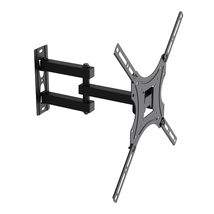 Suport / cârlig pentru televizor Maclean, VESA max. 400x400, 32-55", până la 25 kg, negru, reglabil în înclinare 0°~-15° și în rotire +90°~-90°, MC-190