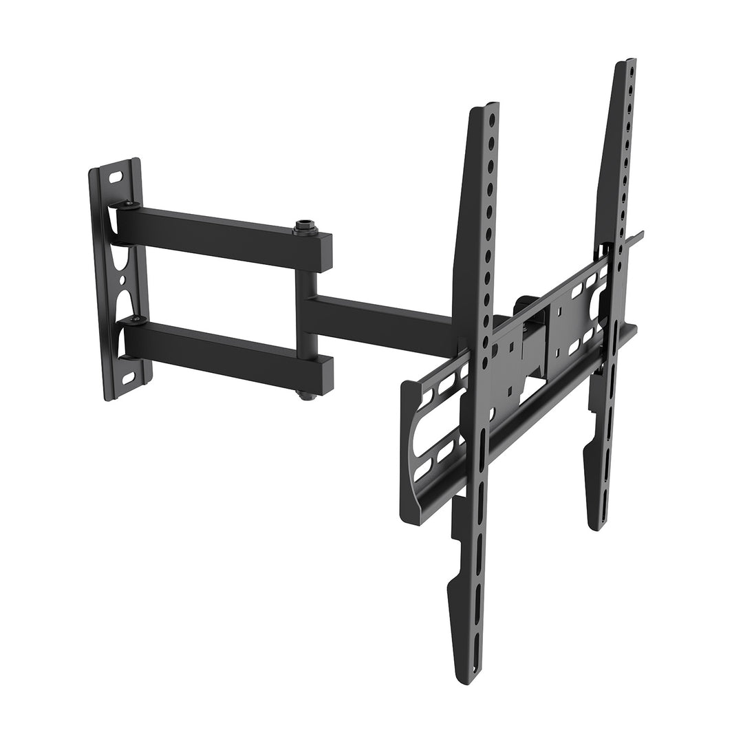 Suport / cârlig pentru televizor Maclean, VESA max. 400x400, 32-55", până la 30 kg, negru, reglabil pe înclinare +2°~-10° și pe rotație +90°~-90°, MC-191
