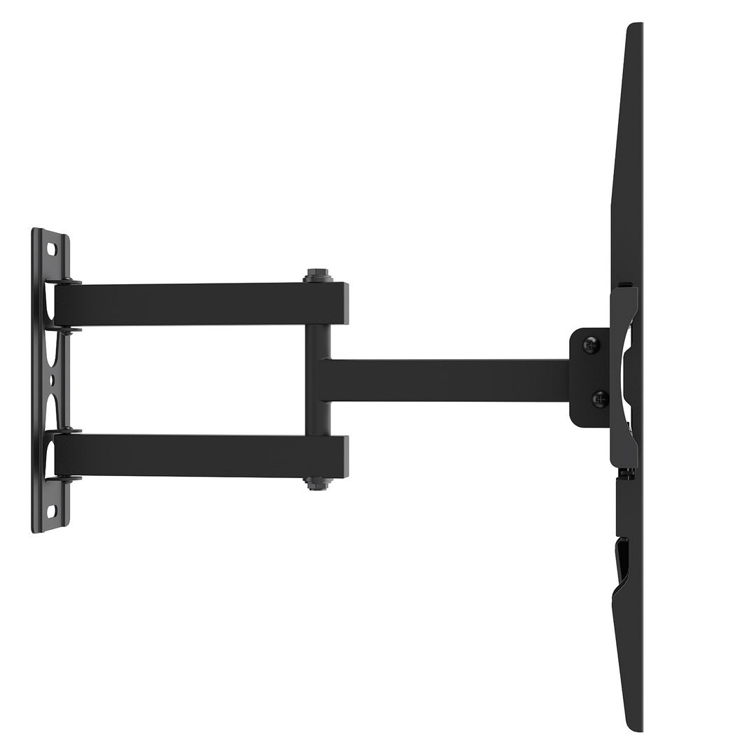 Suport / cârlig pentru televizor Maclean, VESA max. 400x400, 32-55", până la 30 kg, negru, reglabil pe înclinare +2°~-10° și pe rotație +90°~-90°, MC-191