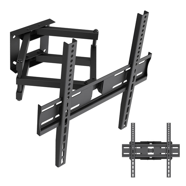 Suport / cârlig pentru televizor Maclean, VESA max. 400x400, 32-70", până la 40 kg, negru, reglabil în înclinare +12°~-12° și rotire +60°~-60°, MC-192