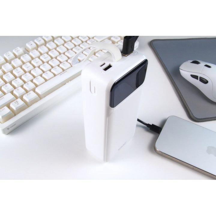 Powerbank SAVIO, 2 porturi USB, 1 port USB-C, încărcare rapidă, livrare de energie, SAVBA-11