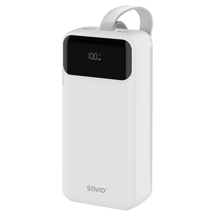 Powerbank SAVIO, 2 porturi USB, 1 port USB-C, încărcare rapidă, livrare de energie, SAVBA-11