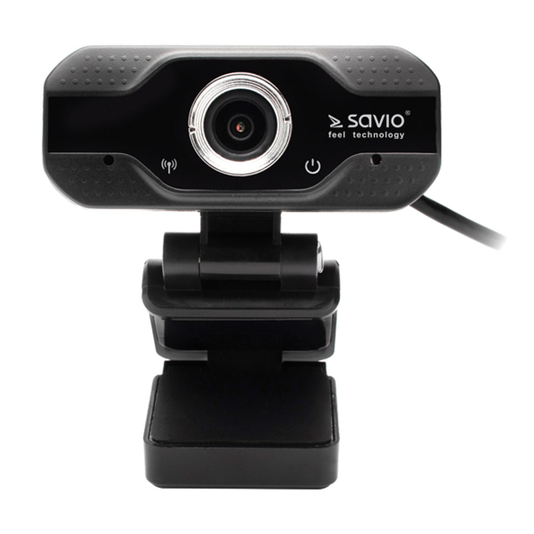 Camera web Savio, rezoluție Full HD 1920x1080, microfon, USB, SAVCAK-01