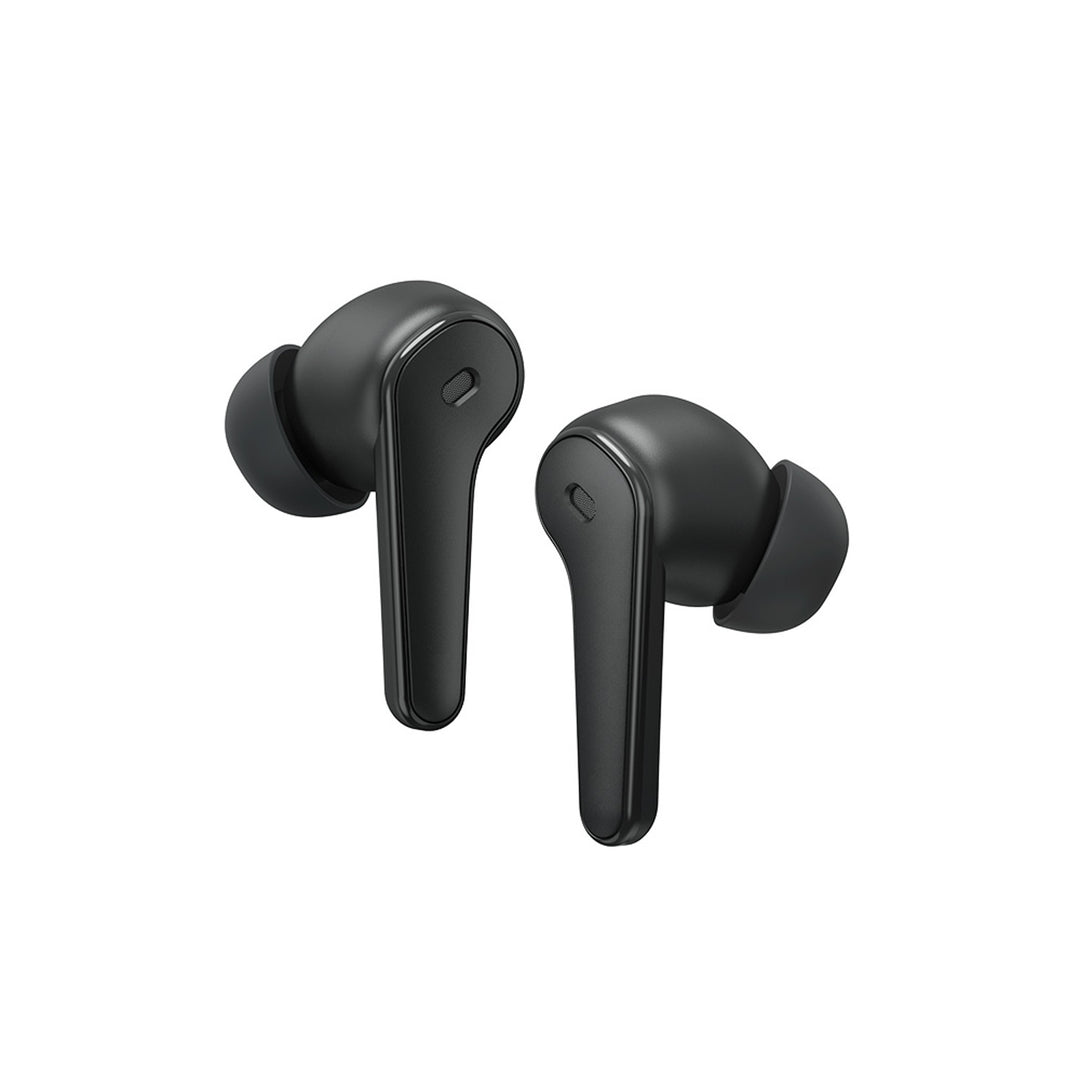 Căști fără fir Savio, Bluetooth 5.3, ENC, USB-C, negru, SAVSLTWS-11