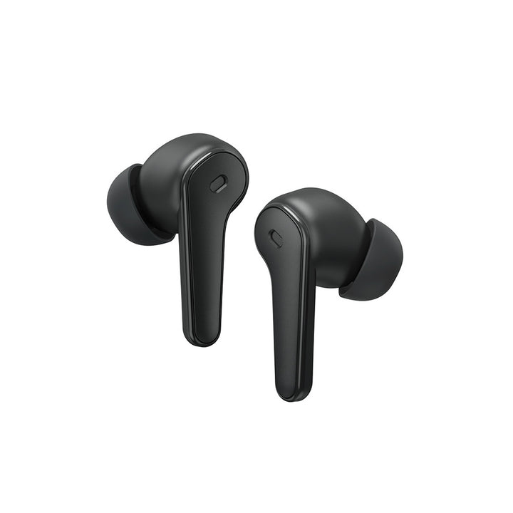 Căști fără fir Savio, Bluetooth 5.3, ENC, USB-C, negru, SAVSLTWS-11