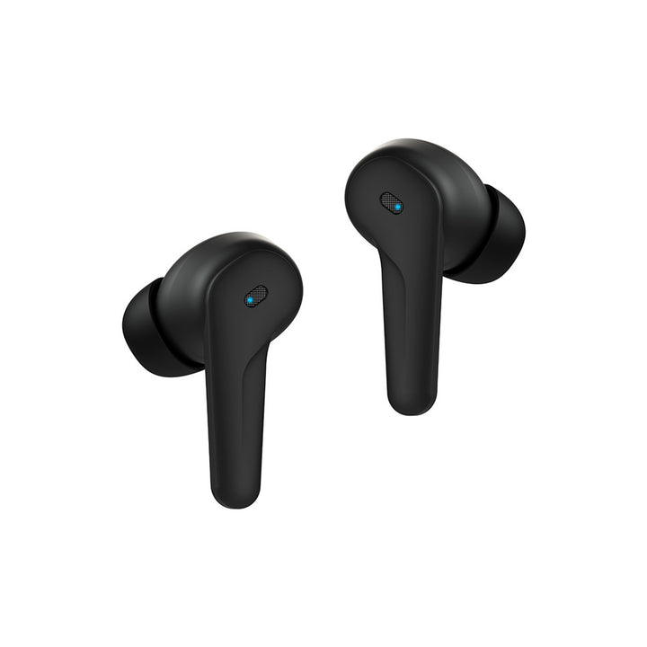 Căști fără fir Savio, Bluetooth 5.3, ANC, USB-C, negru