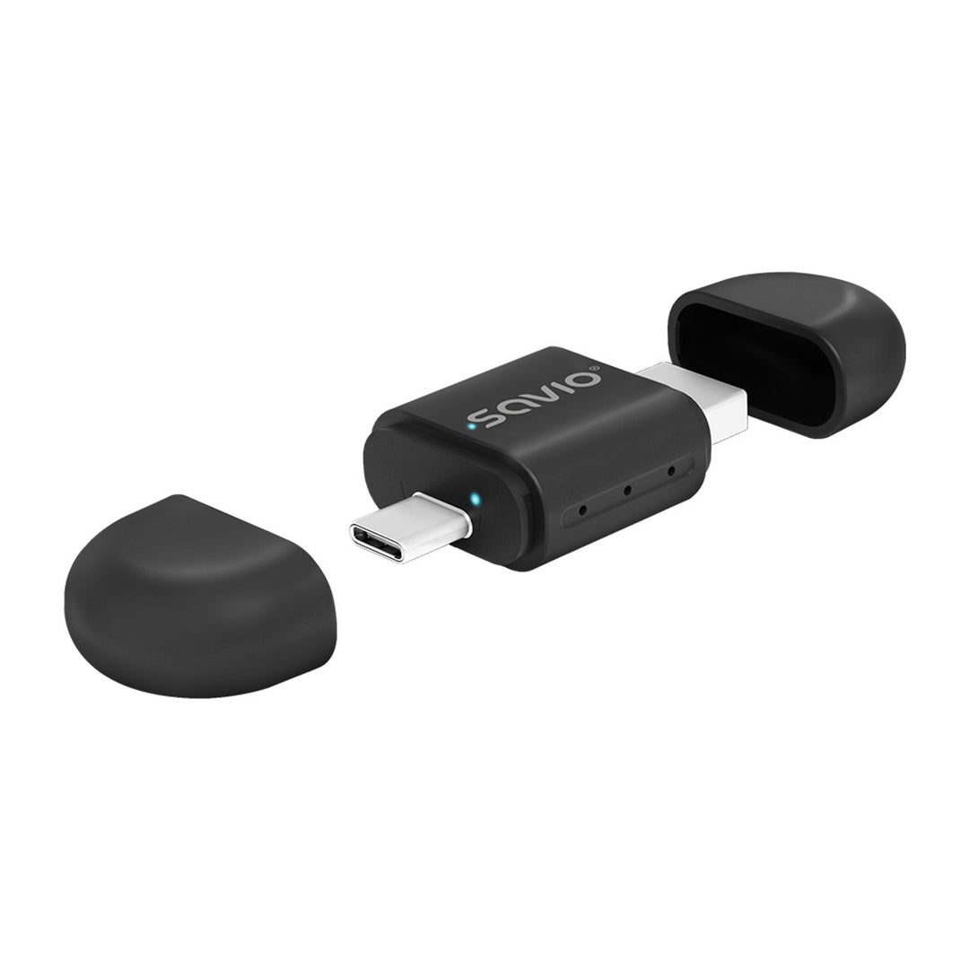 Bezprzewodowy adaptor Savio, CarPlay, Android Auto, Bluetooth, Wi-Fi, SAVTR-17