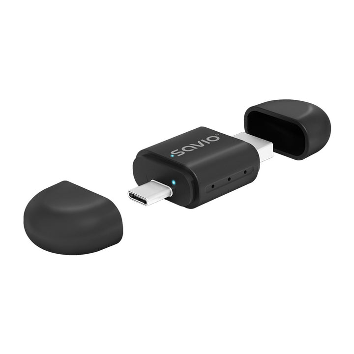 Bezprzewodowy adaptor Savio, CarPlay, Android Auto, Bluetooth, Wi-Fi, SAVTR-17