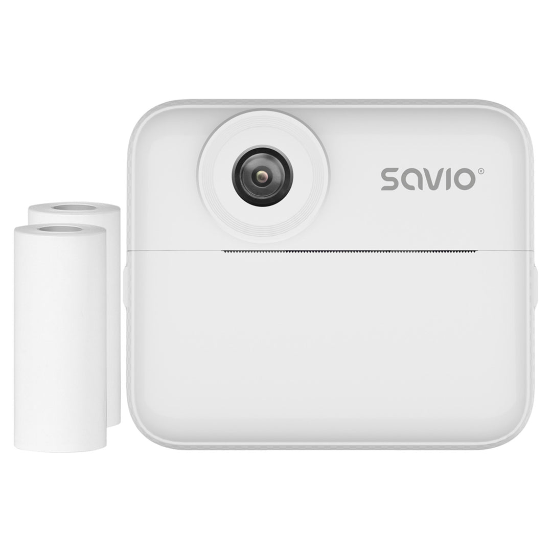 Savio aparat foto instant pentru copii, rezoluție 48MP, ecran 2.4'', 2 role termice, SAVAN-01