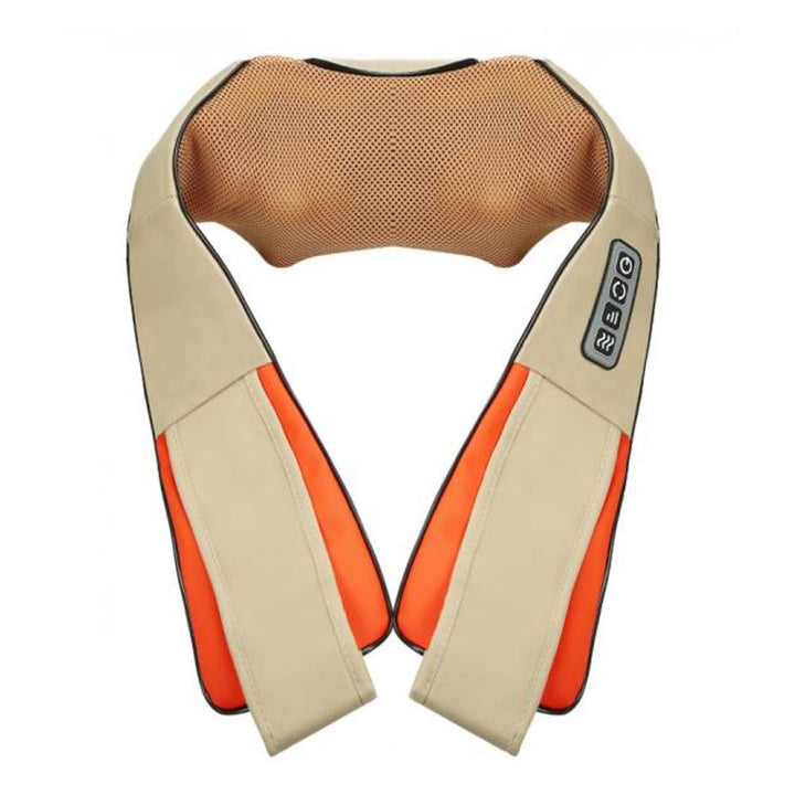LTC Shiatsu 6D masaj pentru umeri, 3 viteze, 5V, 24W, Funcție de încălzire, Lumină de fundal LED, Curele antiderapante